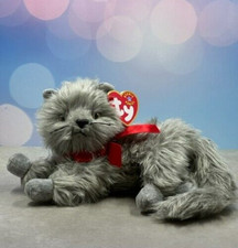 TY Beanie Baby - BEANI the Gray Cat 7 inch - MWMTs Stuffed Animal Toy