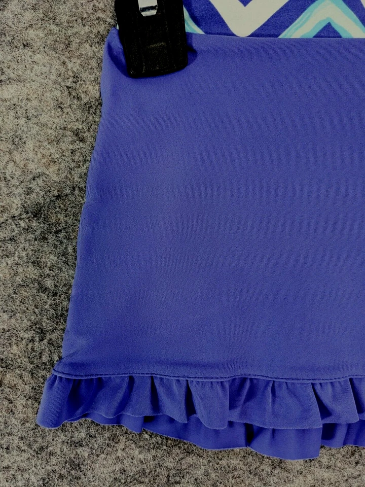 Joe Boxer Niñas Falda de Natación Juvenil 10 12 Púrpura Elastizada Kit Volantes Dobladillo Encubrimiento Foto 3 de 4