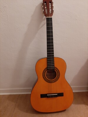 Handgemachte classic Stagg C530 Natur 3/4 + GEWA Gitarrentasche