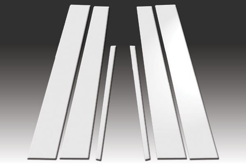 2008 2009 2010 2011 2012 LEXUS GS460 STAINLESS STEEL 6PC PILLAR POST MOLDING SET - Picture 3 of 3