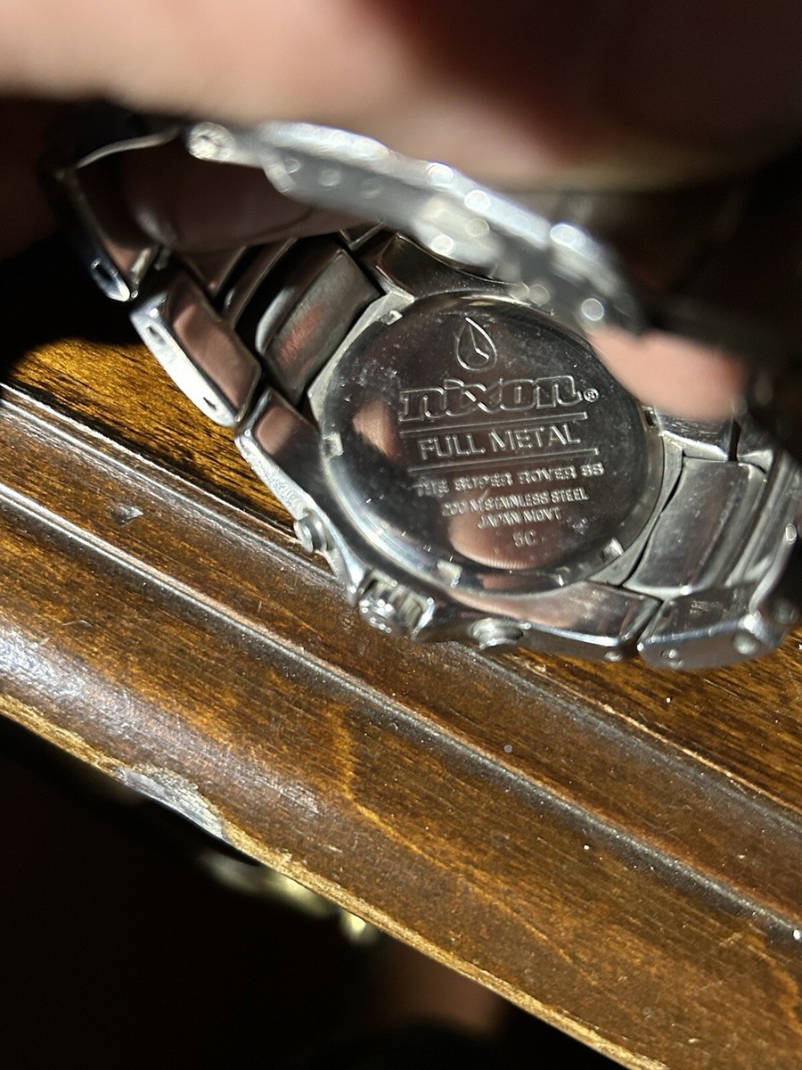 Nixon Rover Stainless With Chronograph New Battery Tested Read