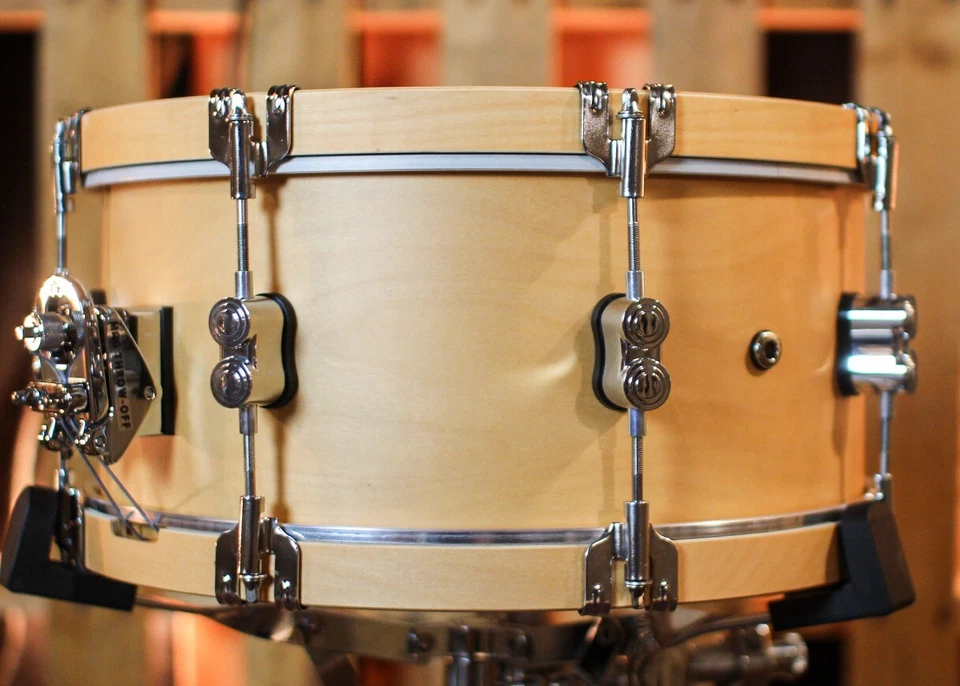 PDP 6.5x14 Concept Classic Natural Stain Natural Hoops Snare Drum - PDCC6514SSNN - Image 2 of 4