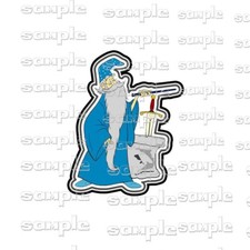 DISNEY Sword  the Stone Merlin rrqq Premade Scrapbook Page Paper Piece die cut