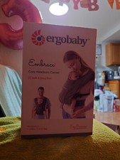 Ergobaby Embrace Cozy Newborn Baby Carrier  Heather Grey