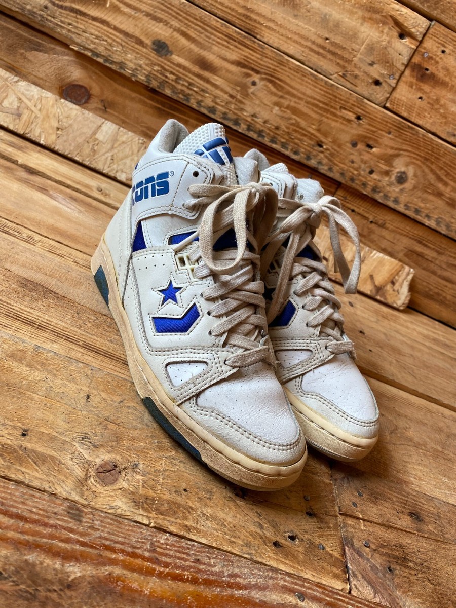 Vintage 80's converse cons hi-top leather sneakers sz 6 Vintage 80's converse cons hi-top leather sneakers sz 6