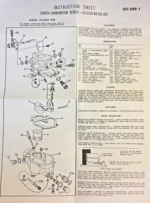 【ビンテージ】ライディーン&基地セット Gravely Model L - Carburetor Kit for Aluminum and Cast Iron 13796