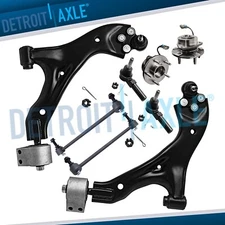 8pc Front Lower Control Arm Wheel Bearing for Saturn Vue Chevy Equinox w/ ABS