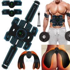 USB EMS Abdominal Muscle Core Toning Trainer Stimulator Flex Toner Tactical