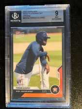 2020 TOPPS NOW ROAD OPENING DAY ROOKIE CARD 4/5 YORDAN ALVAREZ BGS 9 RC POP 1 🔥