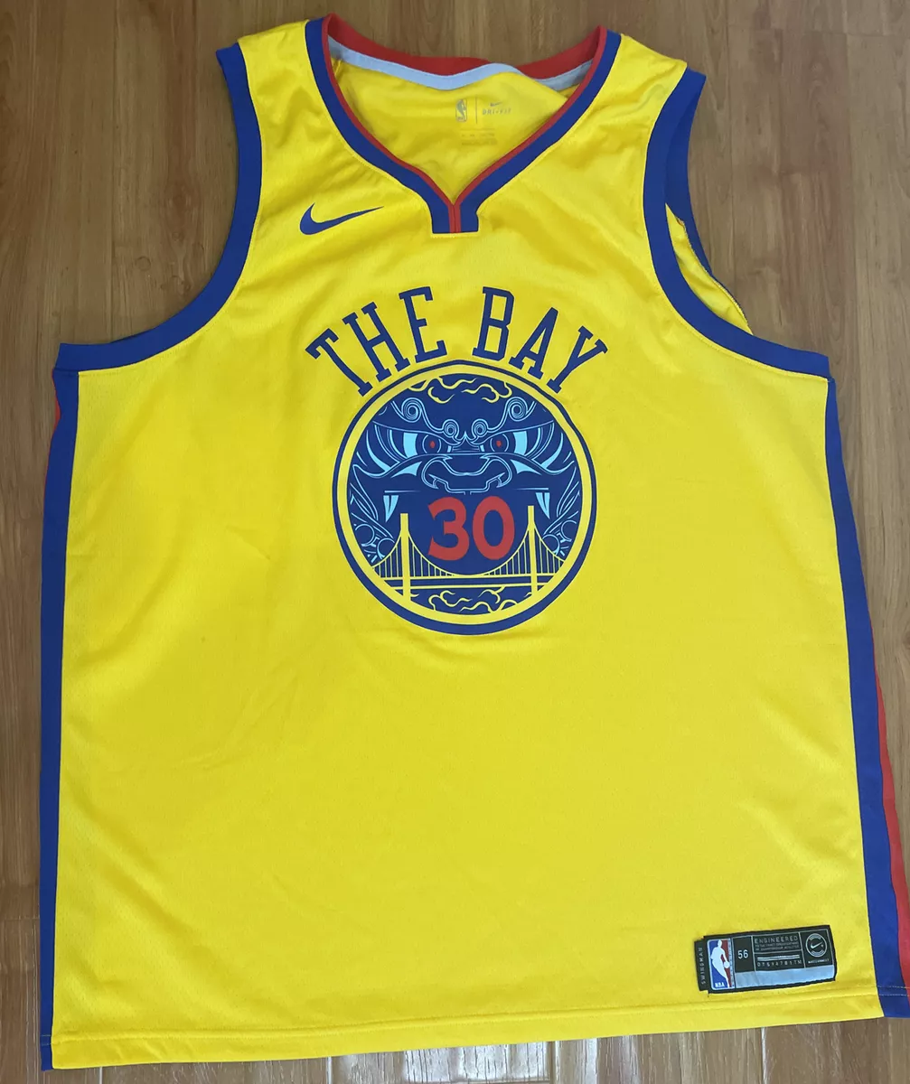 NBA Warriors 30 Stephen Curry The Bay Light Blue Men Jersey