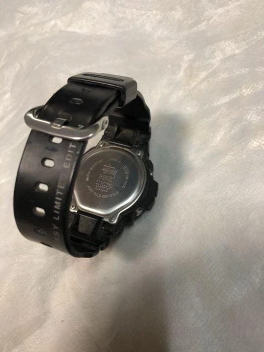 CASIO G-SHOCK DW-6900SS-1EV STUSSY Black Mens Watch Used 221011054