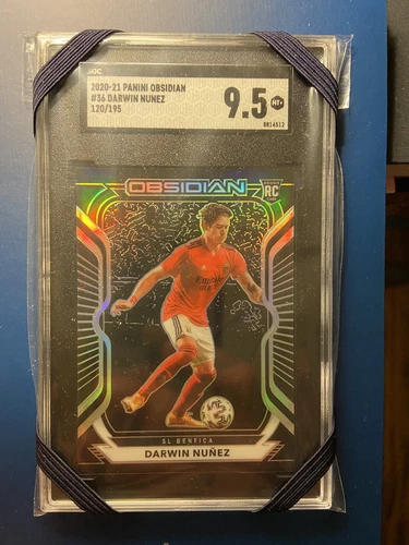 2020-2021 panini obsidian Darwin Nunez #36 120/195 Rookie Card