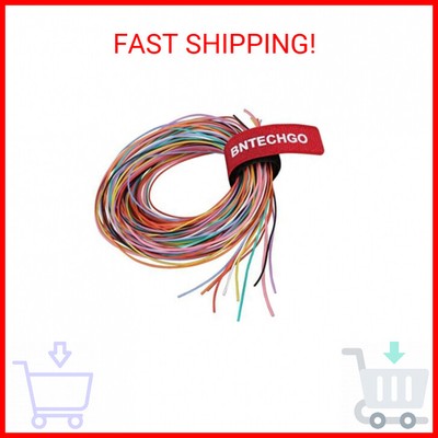 BNTECHGO Silikondraht 10 AWG – 6 M, Schwarz, 1050-adrig, Ultraflexibel, Hitzebeständig Bis 200°C