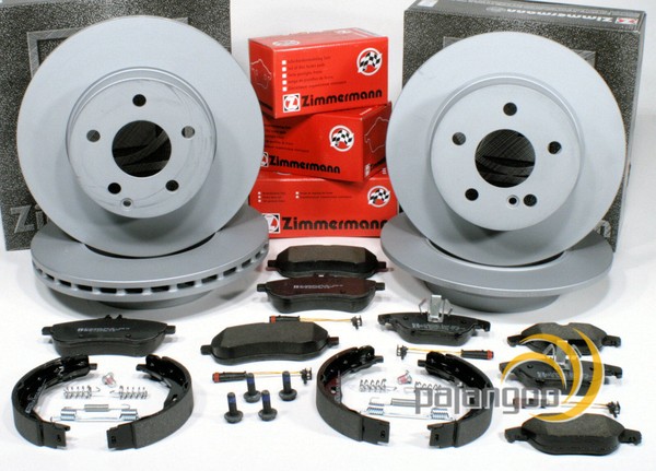 Zimmermann Bremsen Set Ø 300 Mm Vorne + Hinten FüR Mercedes Vito V-Klasse W447-image