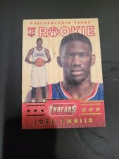 Joel Embiid 2014-15 Panini Threads Basketball Wood Rookie Card - #331