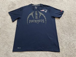 T Shirt Blue NFL Football Logo Dri Fit 
