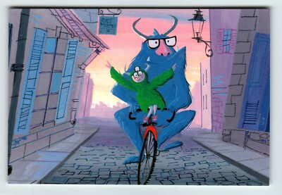 Postcard Pixar Monsters Inc Sulley Boo Concept Art Harley Jessup | eBay
