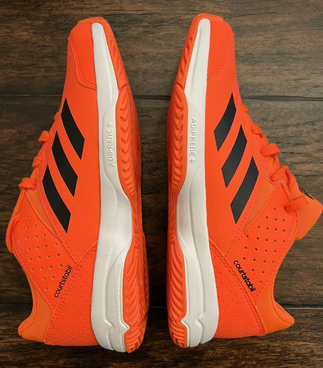 opslaan kreupel bedriegen Adidas Court Stabil Jr 3.5 Orange G28899 | eBay