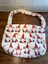 Plush Santa Bag 13x10 Soft
