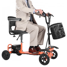 HOT/ 4-Wheel Folding Mobility Scooter for Adults Seniors,265LBS Loading Elect