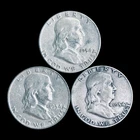 1954 Franklin Silver Half Dollar Year Set