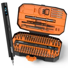 155 in 1 Mini Electric Screwdriver Cordless, Precision Power Screwdriver Set,...