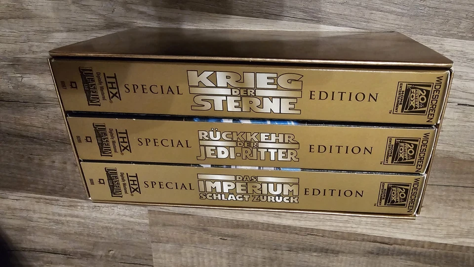 Star Wars - Krieg der Sterne 1997 Trilogie Teil 1-3 - VHS Special Edition Gold - Bild 2 von 4