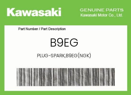 Kawasaki Genuine Plug-Spark,B9EgNgk - B9Eg