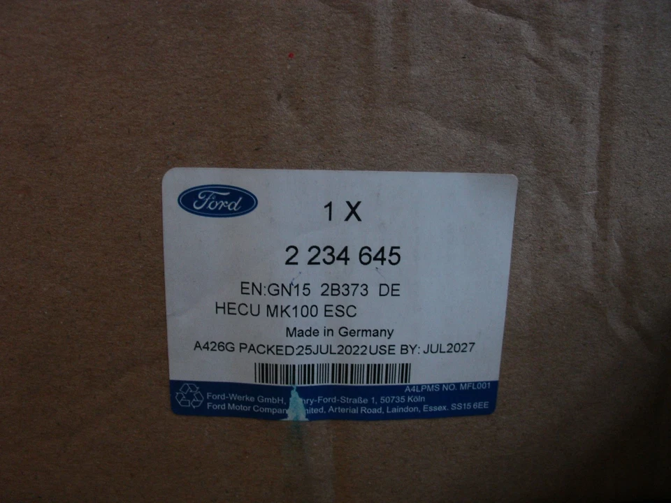 2234645 ABS Pump Control Module For Ford Ecosport MK2 II (CR6) 2017 On - Image 2 of 2