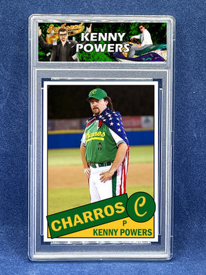KENNY POWERS DANNY McBRIDE FROM  EASTBOUND & DOWN CUSTOM CARD AND SLAB CASE