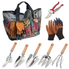 Gardening Tool Set of 8 PCS Stainless Steel Garden Tool Set with Garden Tool ...