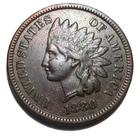 OLD US COINS 1880 INDIAN HEAD CENT PENNY COIN