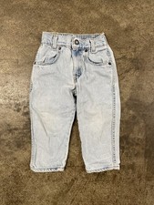 Vintage Little Levi's 526 Relaxed Fit Jeans 3T Denim 90s Toddler Orange Tab