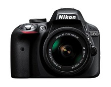 Nikon D3300 w/ AF-P DX 18-55mm VR Digital SLR Black