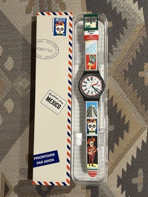 Swatch Mexico Destination Series Watch K iin Playa (SUOZ268C)