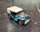 Vintage Hot Wheels Redline 1970 Aqua/Blue Grass Hopper - Straight Wheels