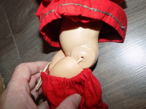Antica bambola francese Francia 27 vestiti originali vintage bambola di stoffa bachelite? - Foto 6 di 6