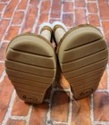 Michael Kors Girls Yancy Winter Boots Size 2 Faux Fur Logo Brown Cream Zip — photo 4