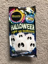 Illooms LED Balloons 5 New Halloween Light Up Balloons Glows Up To 15 hrs.