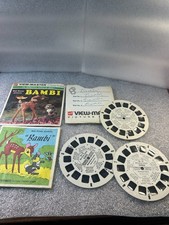 View-Master Walt Disney Presents Bambi 3 Reel Packet Booklet V-8