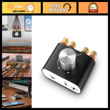 Mini Bluetooth 5.0 Power Amplifier - Hi-Fi Stereo Digital Amp 50W 2, AUX/USB Inp