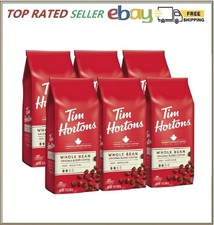 Tim Hortons Original Medium Roast Whole Bean Coffee 12oz 6-Pack