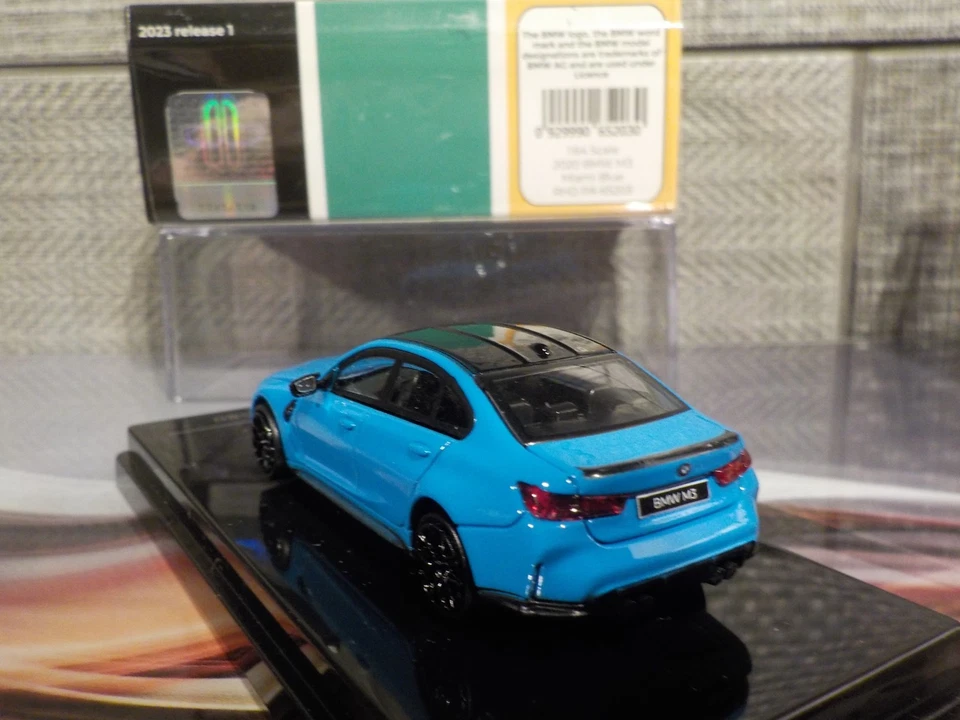 Paragon 1/64 BMW M3 G80 Miami Blue 2020 (High Quality) new para 64 - Image 3 of 4