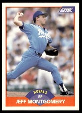 1989 Score Jeff Montgomery Kansas City Royals #367