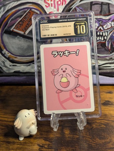 2019 Pokemon 🏥 Japanese Old Maid Chansey Playing Card CGC 10 PRISTINE ✨