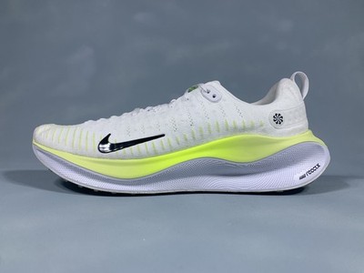 Nike ReactX Infinity Run 4 Running Shoes White Volt Black DR2665-101 Men's 15