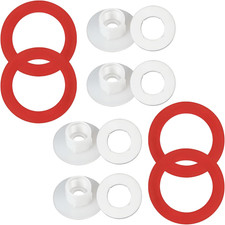 4 Pcs Flush Valve Seal  Stop Cap Set, Compatible with Mansfield 210/211