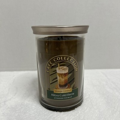 Yankee Candle Nitro Cold Brew 20oz 2-Wick Café Collection Coffee Caramel Vanilla