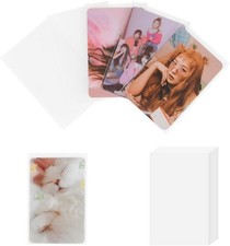 100 Packs Photocard Sleeves, 59 x 90 mm Ultra Thickness 200 Microns CPP Clear...
