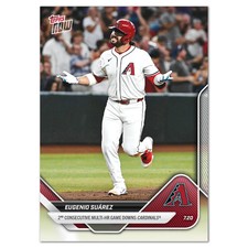 Eugenio Suárez Consecutive Multi-HR Game - 2025 MLB Topps NOW - Card 444